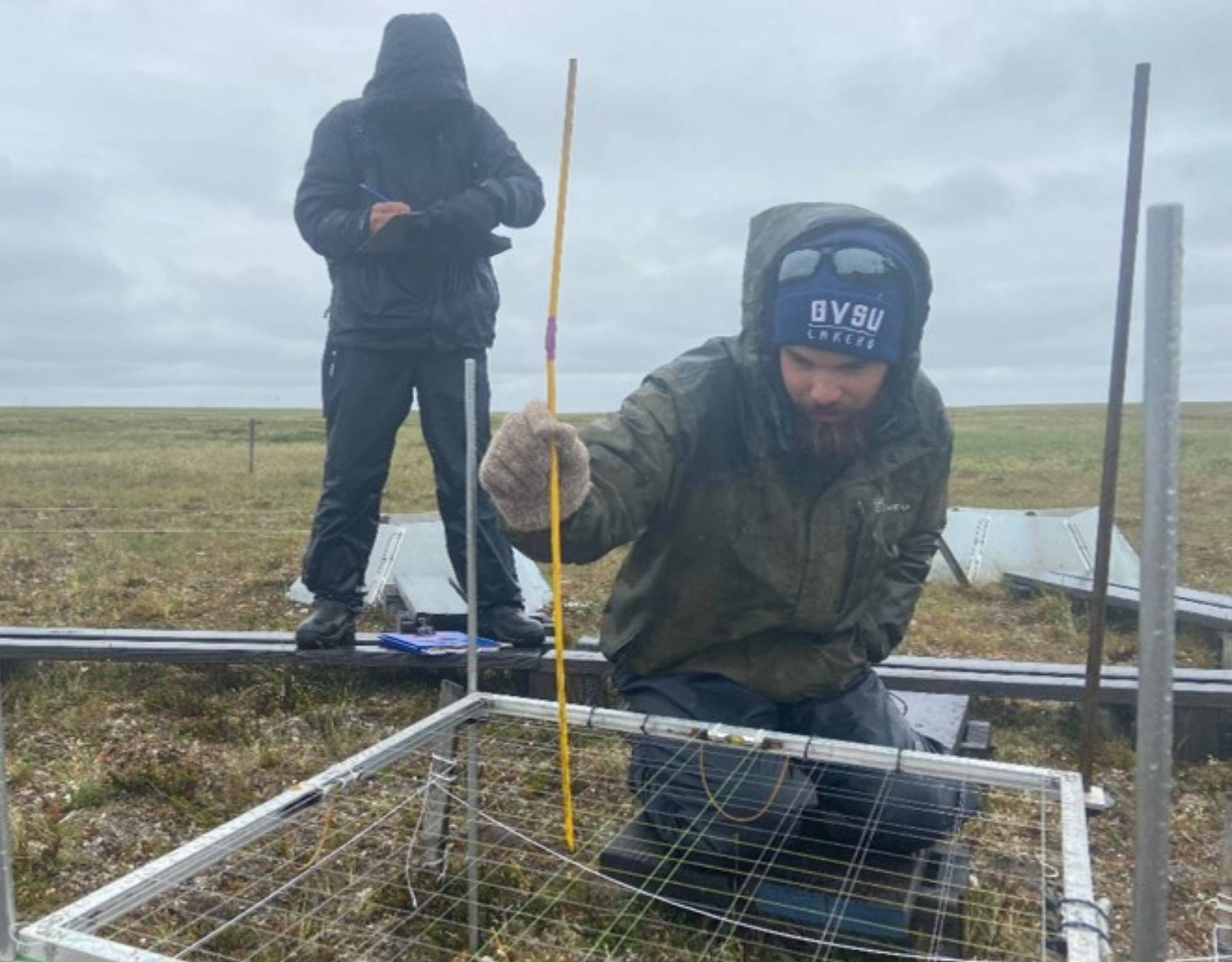 Taylor focuses on a Point Frame while Justin records